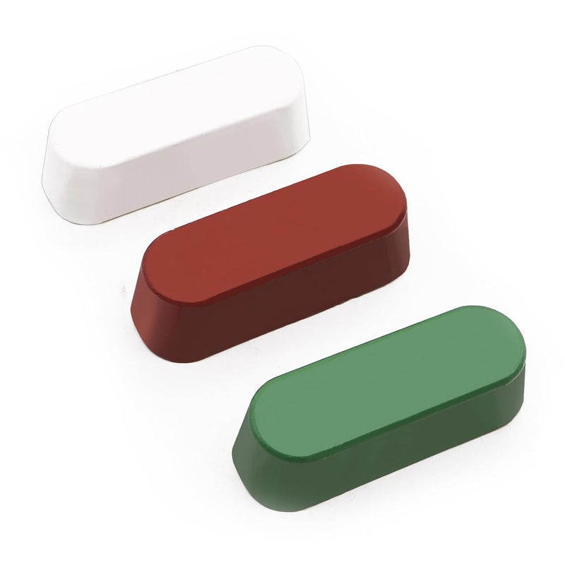 Sunxeke Metal Buffing Polishing Compound Kit,Buffing Wheel Compound Including White Diamond,Red Rouge, General Green(3 Pack, 3.5 Oz) - Image 1
